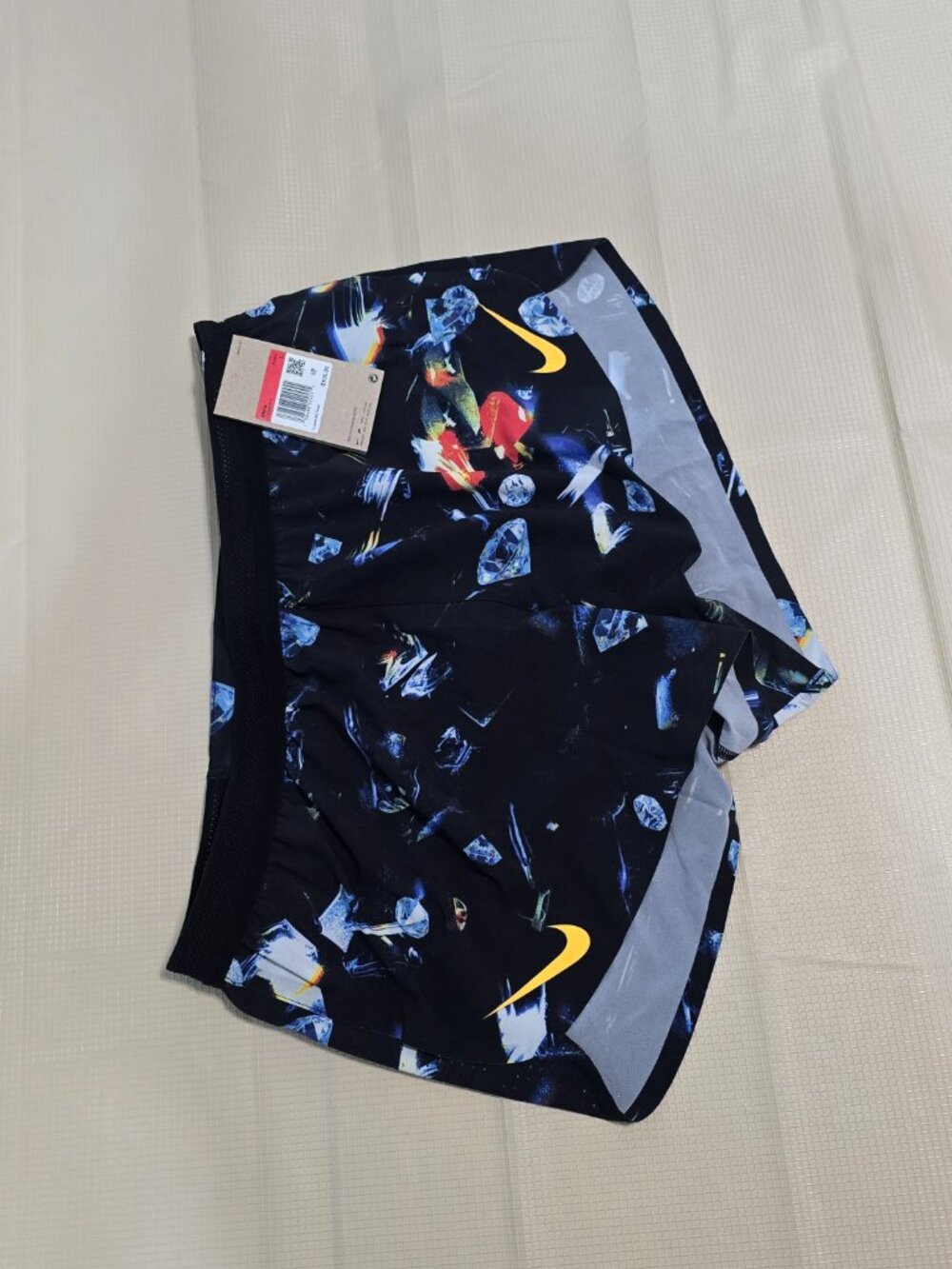Nike AeroSwift Glam Brief-Lined Running Shorts Men's Sz Large IF2068-010 NWT - Picture 5 of 8